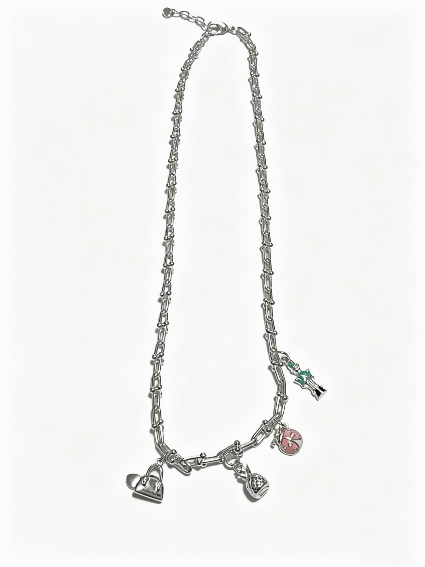 Tiffany & Co. Silver Charm Necklace